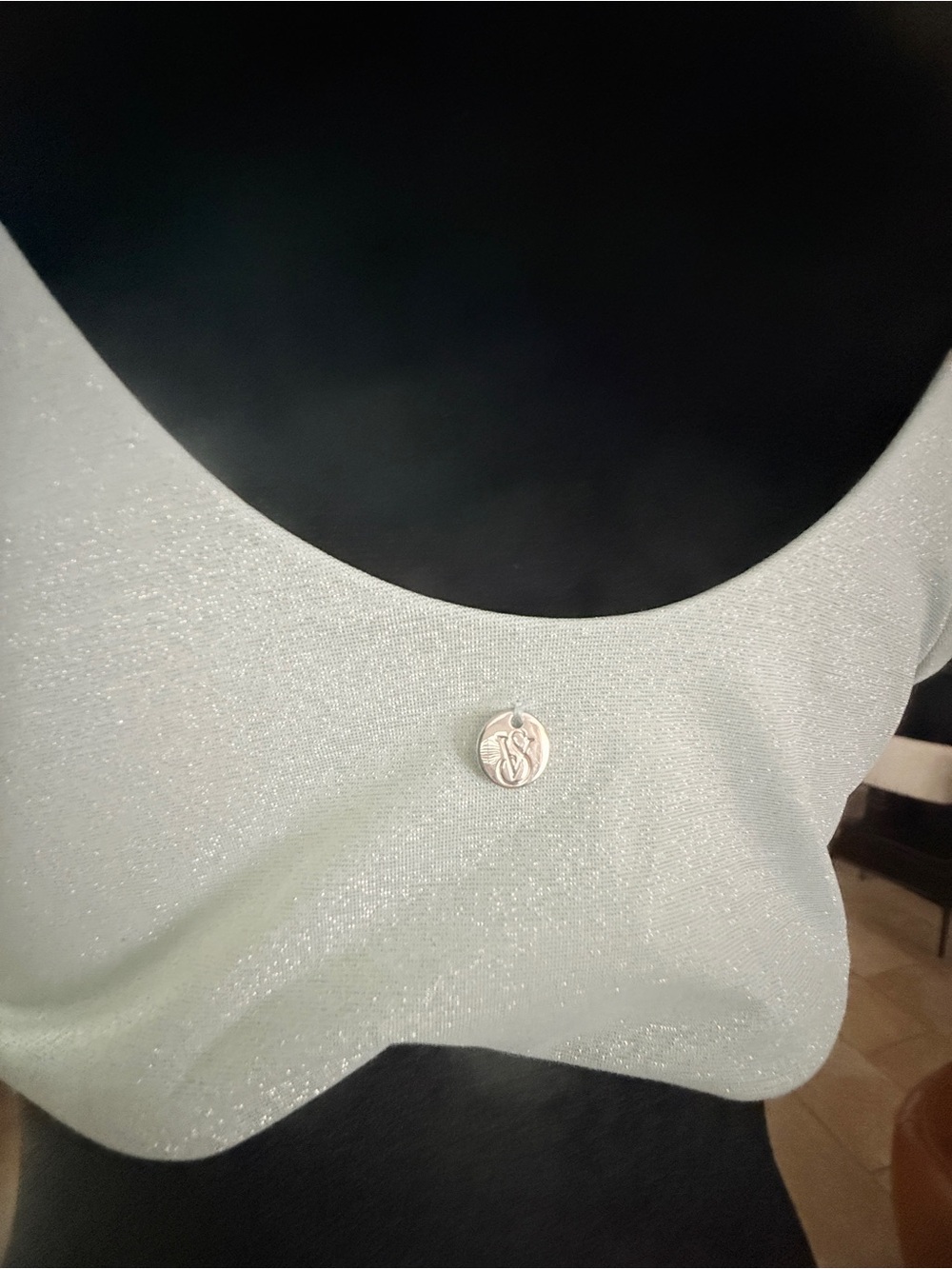 Victoria's Secret Pale Mint Scoop Neck Swim Top - Picture 3 of 3